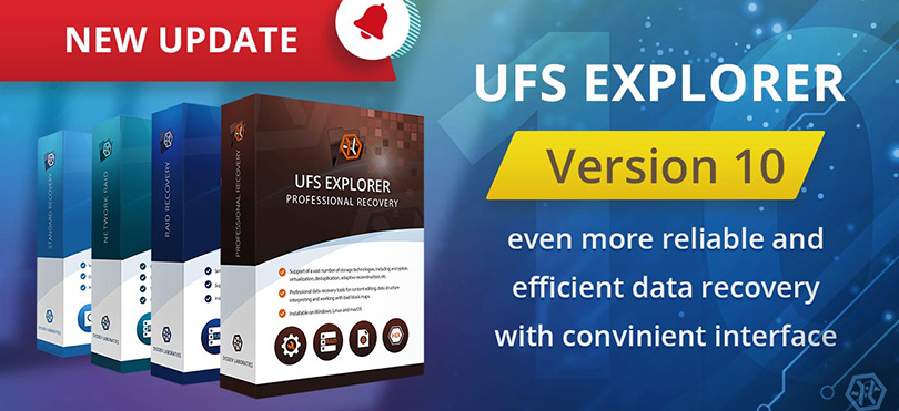 new features and updates of ufs explorer version 10