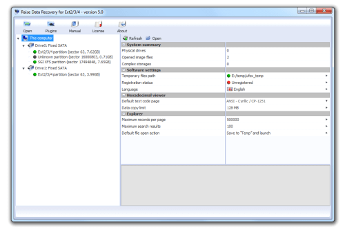 Ext3 Data Recovery Tool