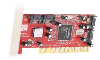 pci sata expansion card with four sata channels
