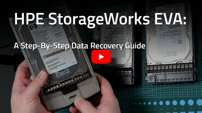 preview image of video tutorial of recovery data from HP EVA SAN
