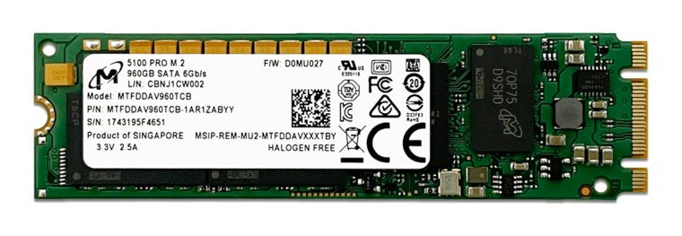 exampe of m2 sata ssd