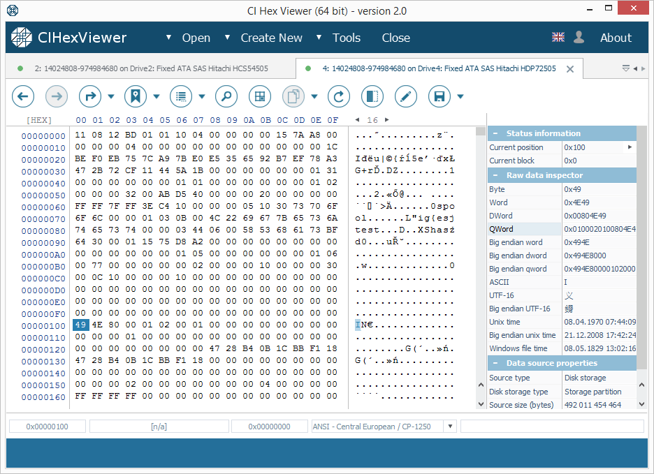 raid 5 parity block in ci hex viewer utility