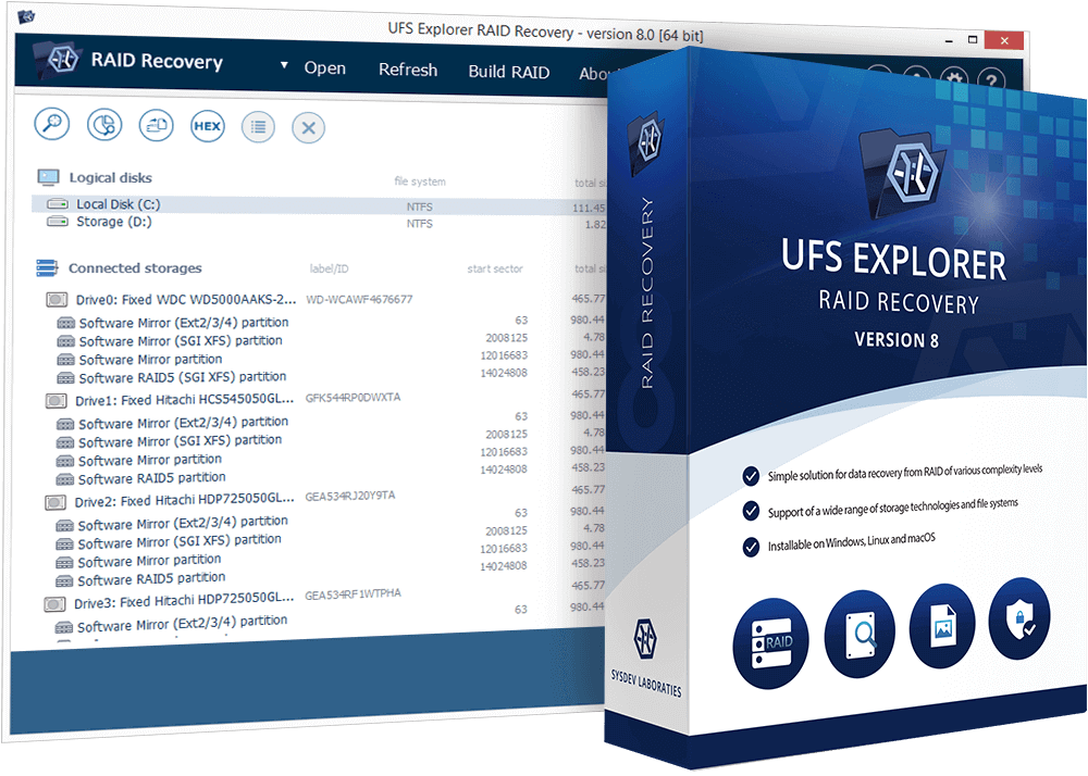 UFS Explorer RAID Recovery