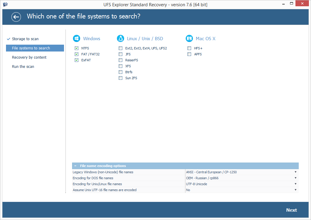 UFS Explorer Standard Recovery-Screenshot