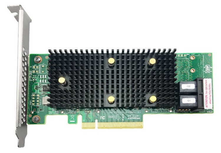 broadcom hba 9400-8i card with pcie ports