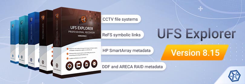 Version 8.15 of UFS Explorer