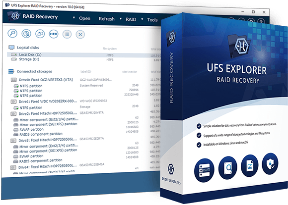 UFS Explorer RAID Recovery