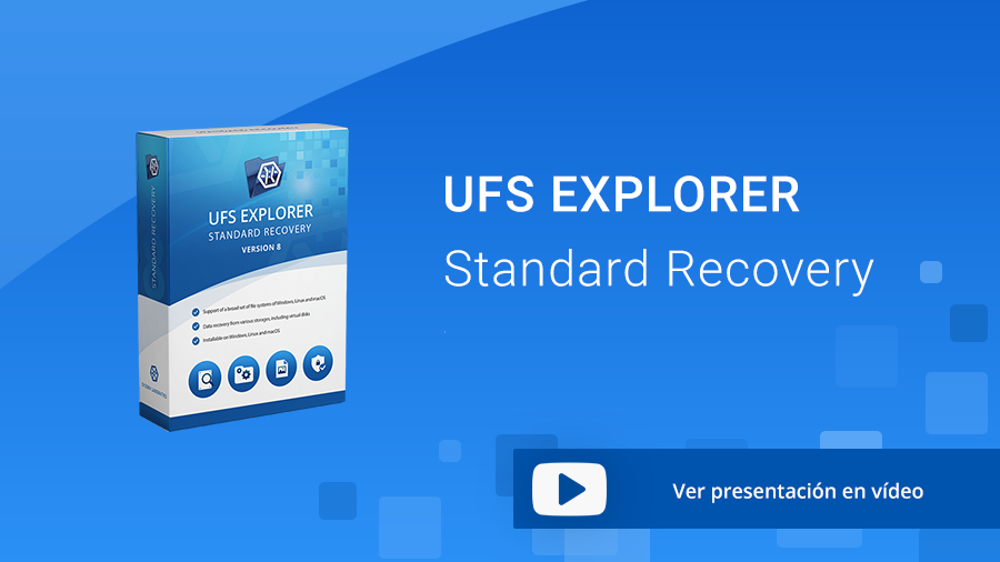 UFS Explorer Standard Recovery - presentation