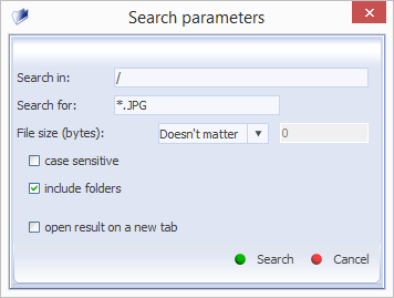 Captura de pantalla de UFS Explorer Standard Access