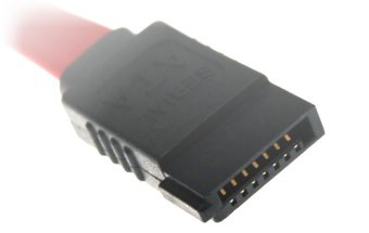 7-pin connector of red sata data cable