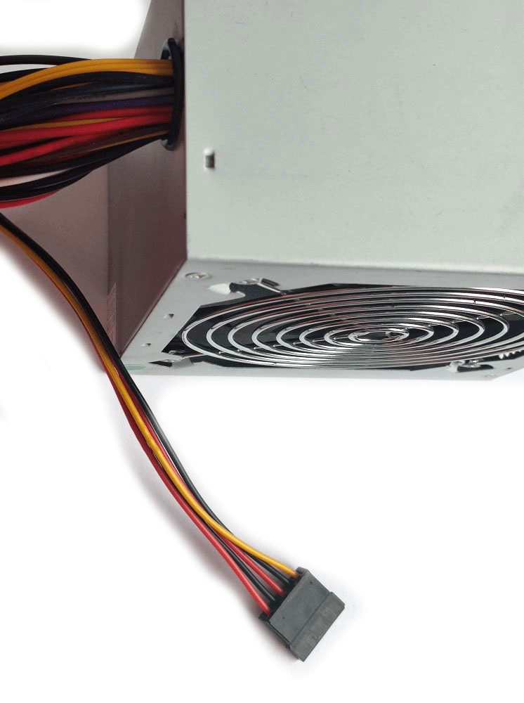 sata power port on host computer psu