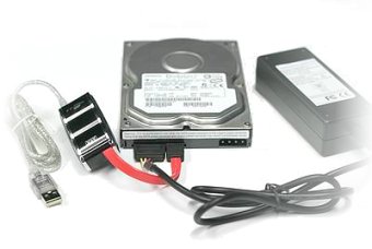 usb to sata hard disk adapter with external power supply