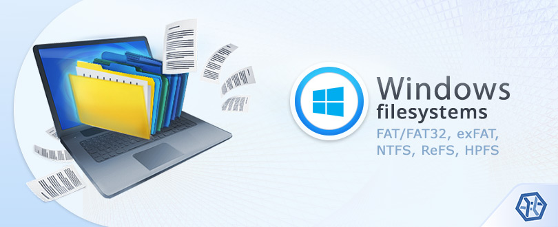 basic concepts of varios file systems of windows