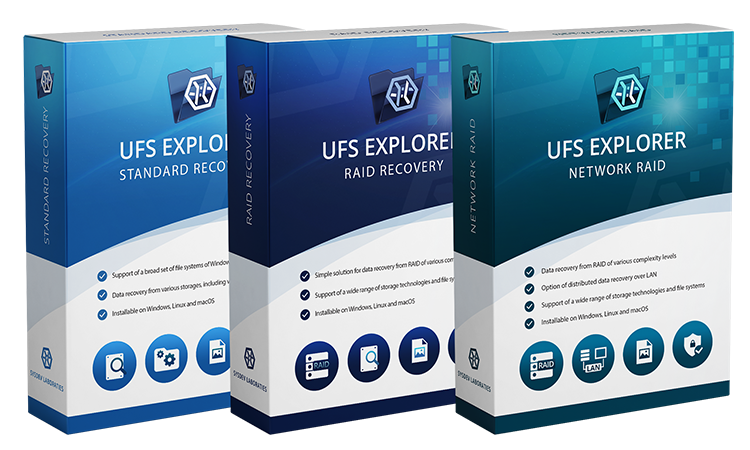 UFS Explorer Classic software family