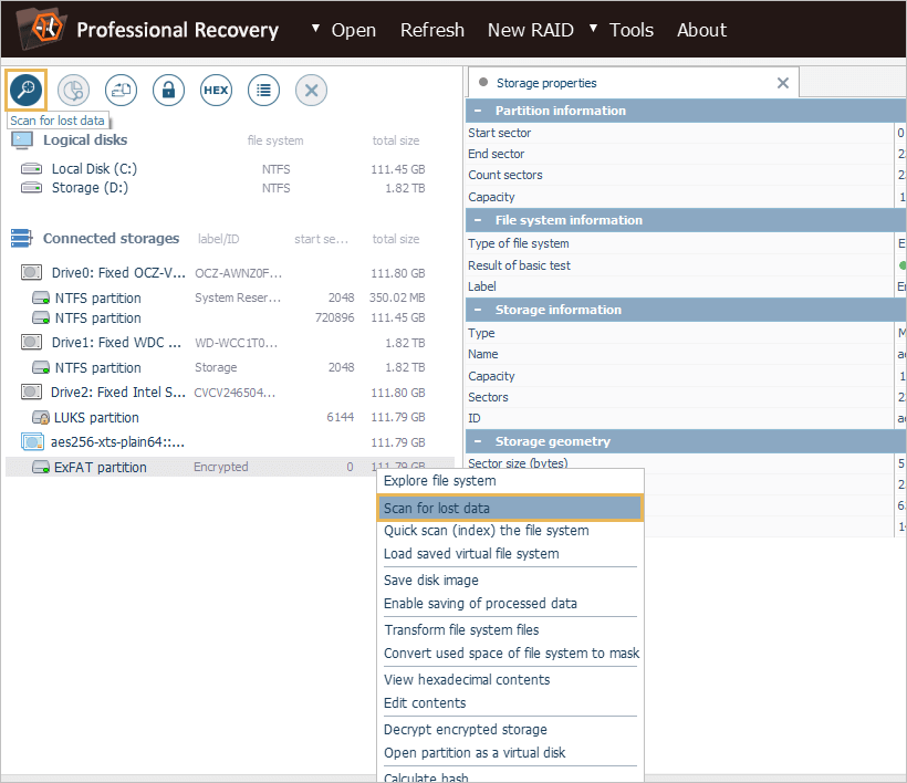UFS Explorer Professional Recovery 9.18.0.6792 download the last version for apple