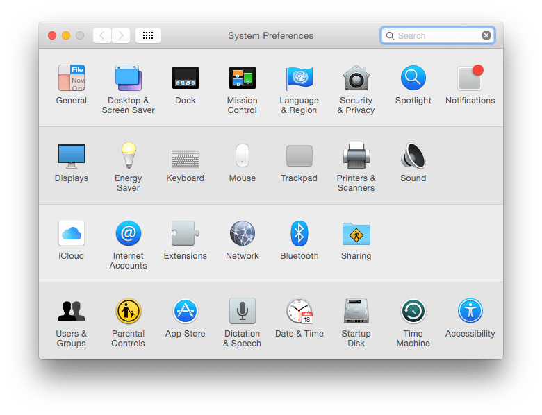 macos system preferences