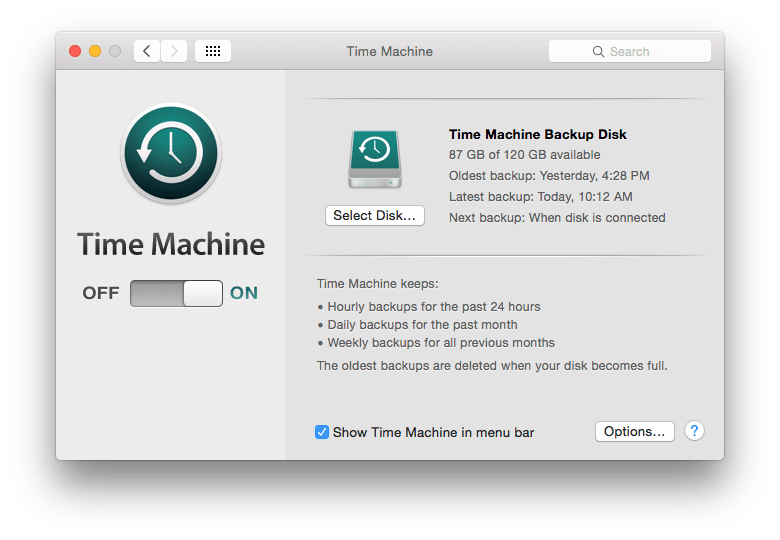 macos time machine