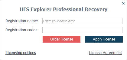 UFS Explorer Professional Recovery screenshot