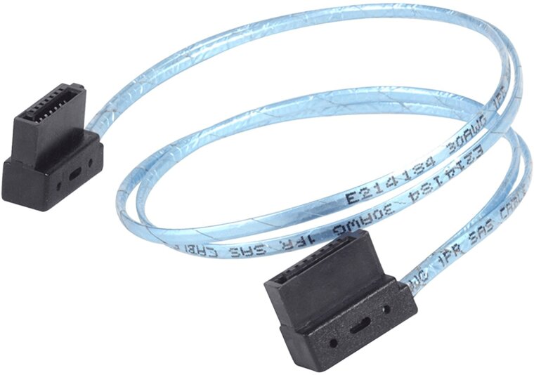 example of low-profile sata cable