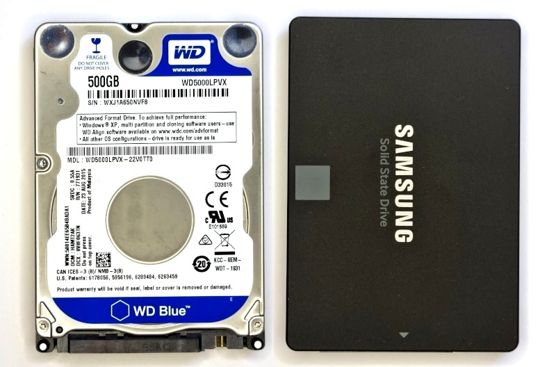 form factors of sata hdd and ssd