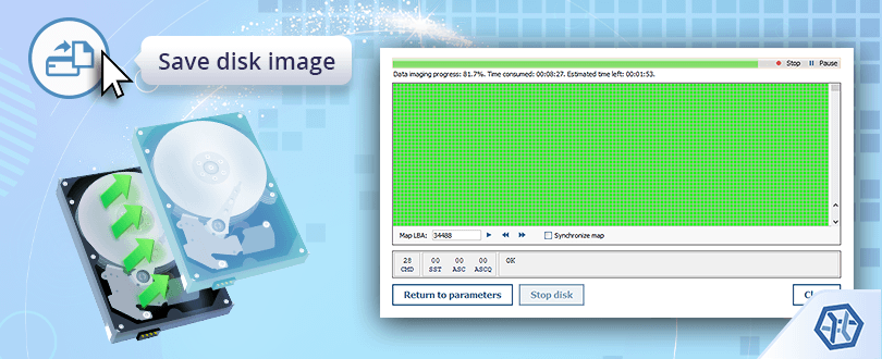 creating disk images in ufs explorer program