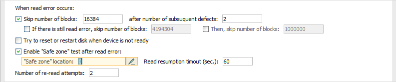 choosing location of optional log file in ufs explorer