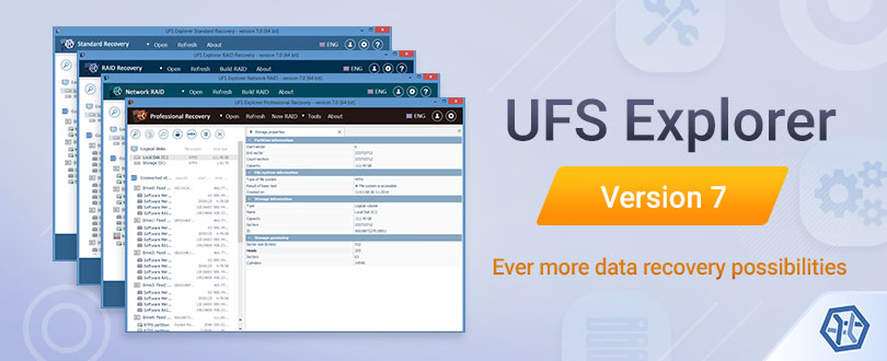 new functions, updates and improvements of ufs explorer version 7