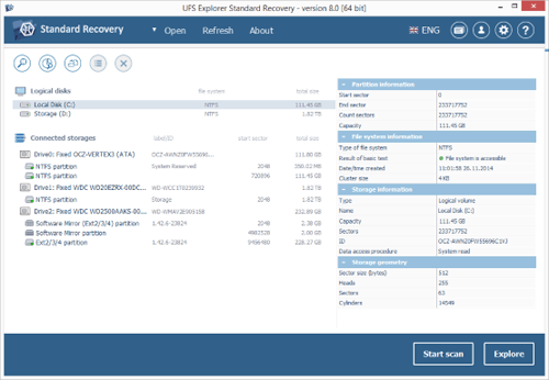 UFS Explorer Standard Recovery