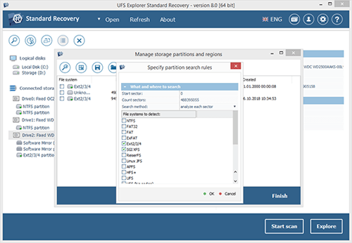 UFS Explorer Standard Recovery