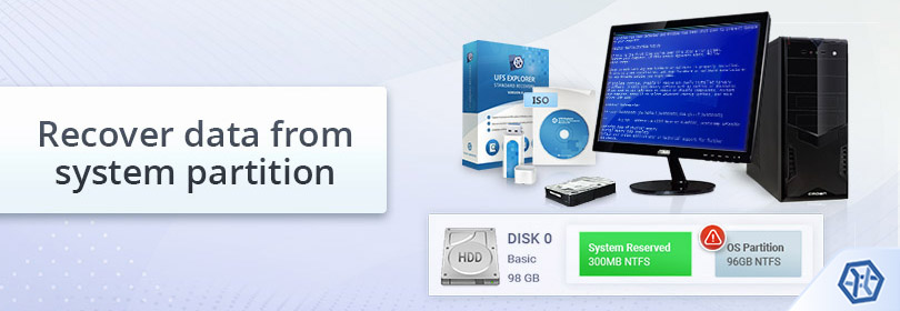 data recovery from system partition with ufs explorer