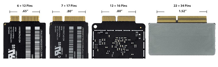 multiple connector types of apple ssd