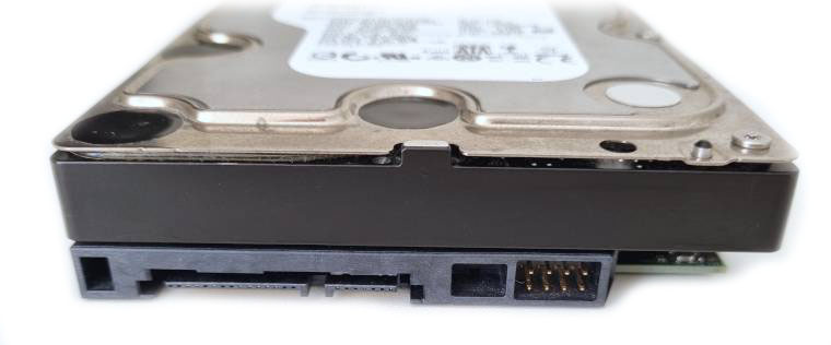 sata hard drive back panel with two notches