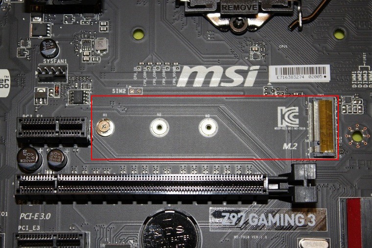 motherboard m.2 slot