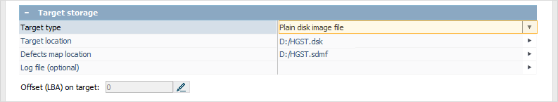 create plain disk image file in ufs explorer