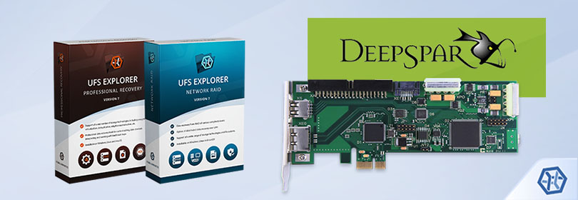 deepspar disk imager support in professional and network raid editions of ufs explorer