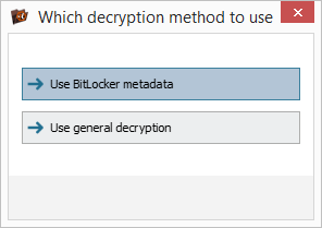 using bitlocker metadata to decrypt volume in ufs explorer